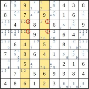 X-Wing ist eingezeichnet