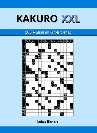 Kakuro XXL enthält 100 große Kakuro