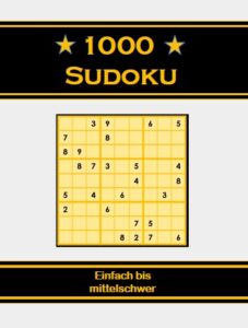 Buch mit 1000 Sudoku-Rätseln