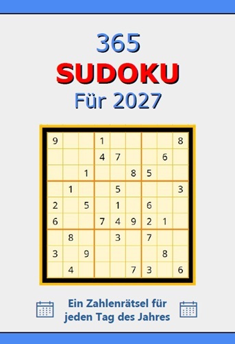 365 Sudoku für 2027 (Kalender in Taschenbuchform)